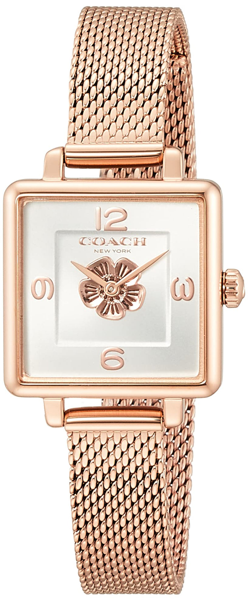 Coach Cass White Dial Rose Gold Mesh Bracelet Watch for Women - 14503698 Buy Now By Coach