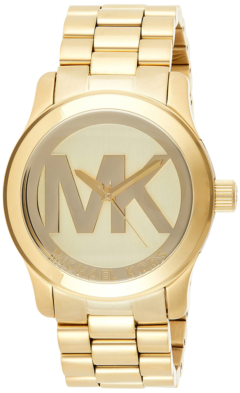 Michael Kors Runway Gold Dial Gold Steel Strap Watch for Women - MK5786 Buy Now By Michael Kors