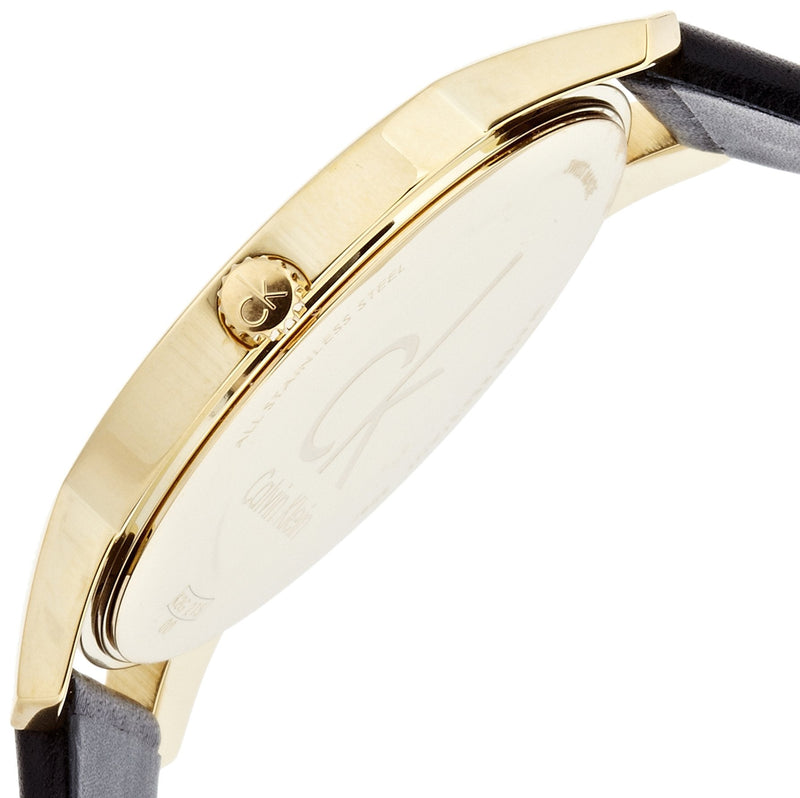 Calvin Klein City Silver Dial Black Leather Strap Watch for Men - K2G21520 Buy Now By Calvin Klein