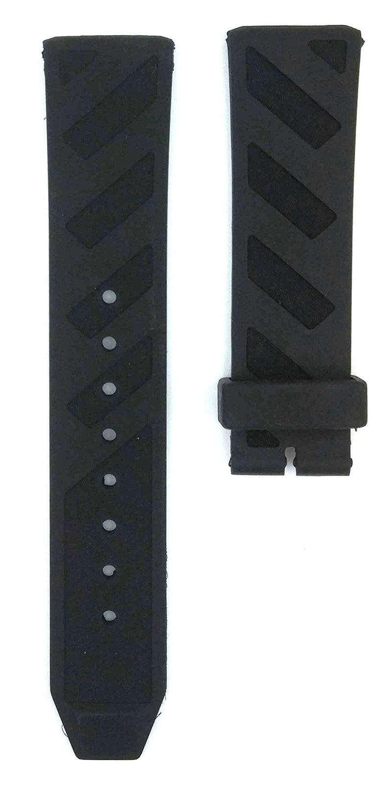 Burberry The City Chronograph Black Dial Black Rubber Strap Watch For Men - BU9806 Buy Now By Burberry
