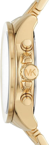 Michael Kors Wren Chronograph Gold Dial Gold Steel Strap Watch for Women - MK6952 Buy Now By Michael Kors