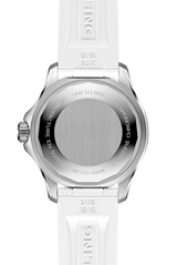 Breitling Superocean Automatic 36 White Dial White Rubber Strap Watch for Men - A17377211A1S1