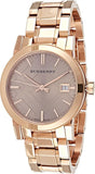 Burberry The City Rose Gold Dial Rose Gold Steel Strap Watch for Women - BU9135