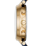Michael Kors Sawyer Blue Dial Blue Leather Strap Watch for Women - MK2425 Buy Now By Michael Kors