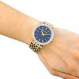 Michael Kors Darci Blue Dial Gold Steel Strap Watch for Women - MK3406 Buy Now By Michael Kors