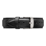 Daniel Wellington Dapper Sheffield White Dial Black Leather Strap Watch For Women - DW00100096 Buy Now By Daniel Wellington