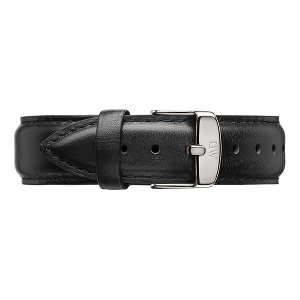 Daniel Wellington Dapper Sheffield White Dial Black Leather Strap Watch For Women - DW00100096 Buy Now By Daniel Wellington