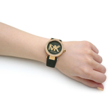 Michael Kors Parker Green Dial Green Leather Strap Watch For Women - MK4724 Buy Now By Michael Kors