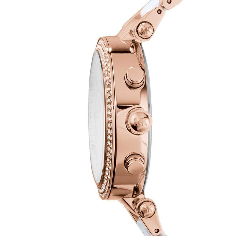 Michael Kors Parker White Dial Two Tone Steel Strap Watch for Women - MK5774 Buy Now By Michael Kors