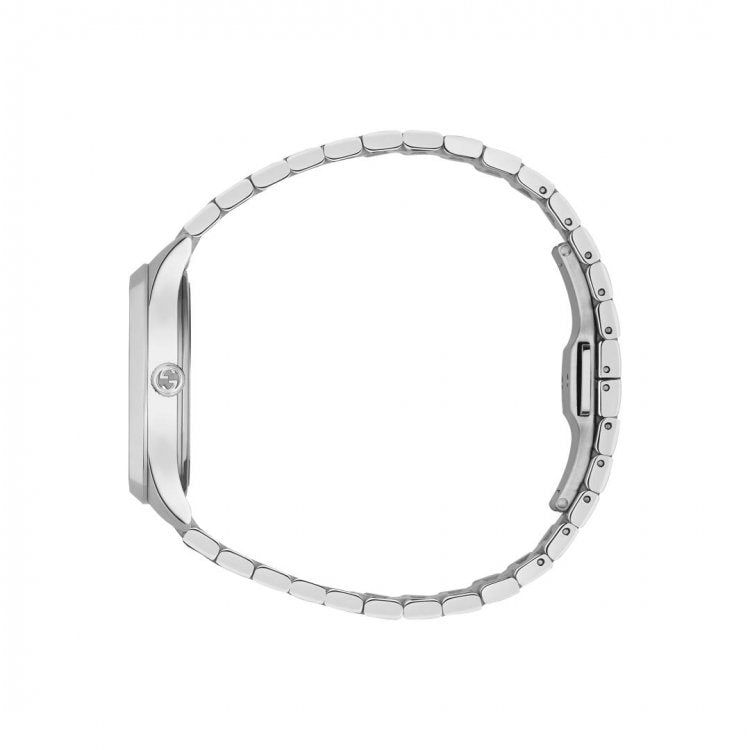 Shop Gucci G Timeless Quartz Gold Dial Silver Steel Strap Watch for Women - YA1265035 in USA