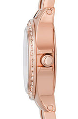 Marc Jacobs Henry Rose Gold Dial Rose Gold Steel Strap Watch for Women - MBM3278 Buy Now By Marc Jacobs