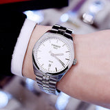 Tissot PR 100 Quartz White Dial Silver Steel Strap Watch For Women - T101.410.11.031.00 Buy Now By Tissot