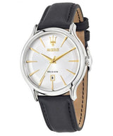 Maserati Epoca White Dial Black Leather Strap Watch For Men - R8851118002 Buy Now By Maserati