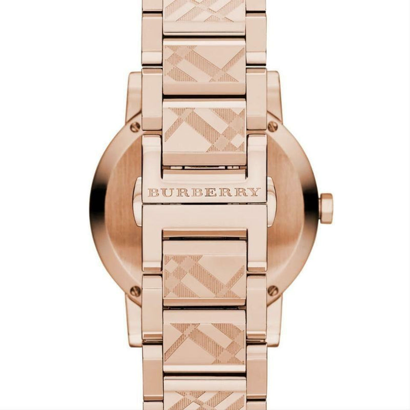 Burberry The City Rose Gold Dial Rose Gold Steel Strap Watch for Women - BU9039 Buy Now By Burberry