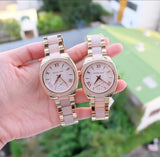 Michael Kors Bryn Rose Gold Dial Two Tone Steel Strap Watch for Women - MK6135 Buy Now By Michael Kors