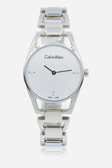 Calvin Klein Dainty Diamonds Silver Dial Sliver Steel Strap Watch for Women - K7L2314T Buy Now By Calvin Klein