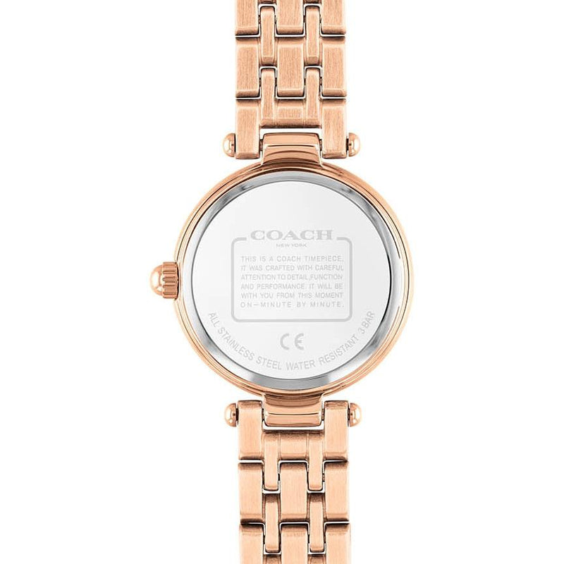 Coach Park Silver Dial Rose Gold Steel Strap Watch for Women - 14503736 Buy Now By Coach