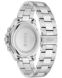 Hugo Boss Troper Chronograph Black Dial Silver Steel Strap Watch For Men - 1514101