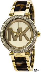 Michael Kors Parker Chronograph Gold Dial Two Tone Steel Strap Watch for Women - MK6109 Buy Now By Michael Kors