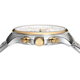 Michael Kors Pilot Multifunction Chronograph White Dial Two Tone Steel Strap Watch for Men - MK9126 Buy Now By Michael Kors