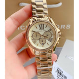 Michael Kors Bradshaw Quartz Gold Dial Gold Steel Strap Watch For Women - MK6538 Buy Now By Michael Kors