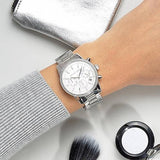 Michael Kors Ritz Silver Dial Silver Steel Strap Watch for Women - MK6428 Buy Now By Michael Kors