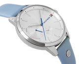 Shop Tommy Hilfiger Brooke Silver Dial Blue Leather Strap Watch for Women - 1782023 in USA