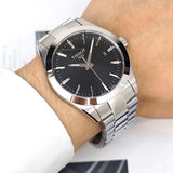 Tissot Gentleman Black Dial Silver Steel Strap Watch For Men - T127.410.11.051.00 Buy Now By Tissot