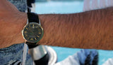Emporio Armani Renato Quartz Grey Dial Black Leather Strap Watch For Men - AR11049 Buy Now By Emporio Armani