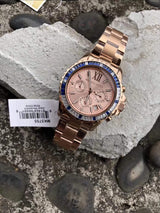 Michael Kors Everest Chronograph Rose Gold Dial Rose Gold Steel Strap Watch For Women - MK5755 Buy Now By Michael Kors