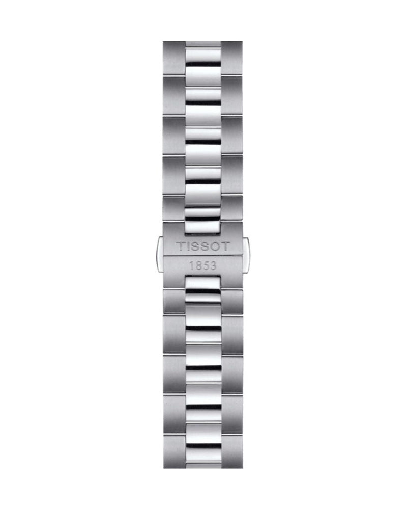Tissot Gentleman Silver Dial Silver Steel Strap Watch For Men - T127.410.11.031.00