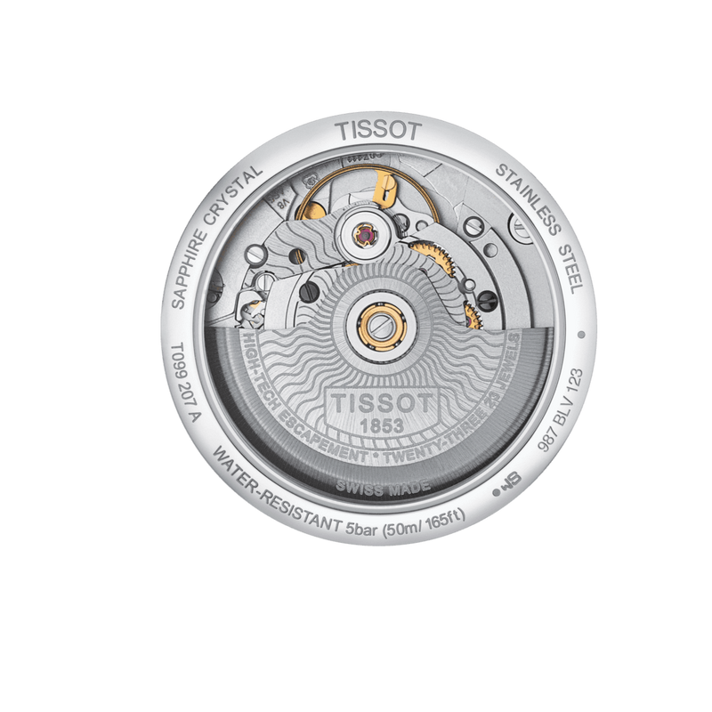 Tissot Chemin Des Tourelles Powermatic 80 Lady Silver Dial Two Tone Steel Strap Watch For Women - T099.207.22.118.02 Buy Now By Tissot