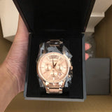 Emporio Armani Classic Rose Gold Chronograph Steel Strap Watch For Men - AR2452 Buy Now By Emporio Armani
