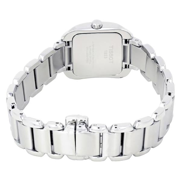 Tissot T Wave Diamonds Mother of Pearl Dial Silver Steel Strap Watch for Women - T02.1.285.74 Buy Now By Tissot