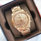 Fossil Boyfriend Gold Dial Gold Steel Strap Watch for Women - ES3884 Buy Now By Fossil