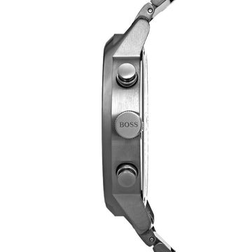 Hugo Boss Architectural Blue Dial Grey Steel Strap Watch for Men - 1513574 Buy Now By Hugo Boss
