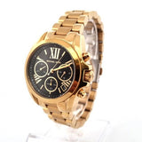 Michael Kors Bradshaw Chronograph Black Dial Gold Steel Strap Watch For Women - MK6959 Buy Now By Michael Kors