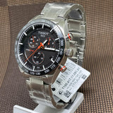 Tissot T Sport PRS 516 Chronograph Black Dial Silver Steel Strap Watch For Men - T100.417.11.051.01 Buy Now By Tissot