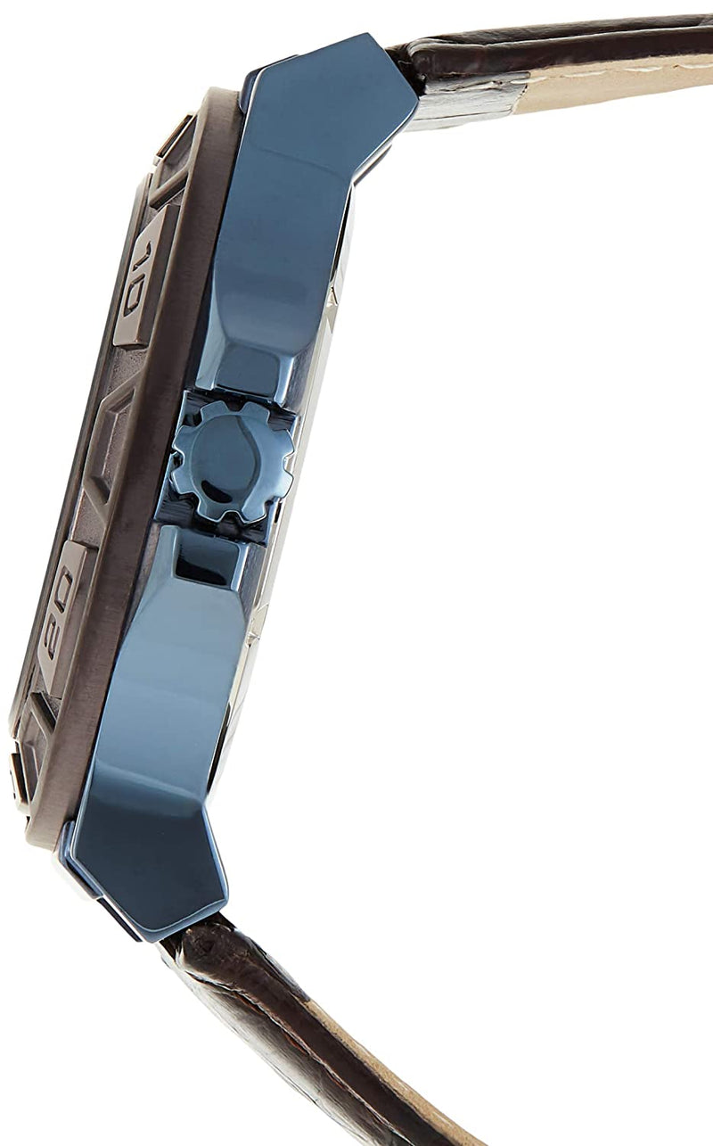 Guess Force Quartz Brown Dial Brown Leather Strap Watch For Men - W0674G5 Buy Now By Guess