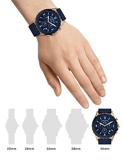 Fossil Forrester Chronograph Blue Dial Blue Leather Strap Watch for Men - FS5814 Buy Now By Fossil
