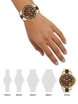 Michael Kors Everest Chronograph Brown Dial Two Tone Steel Strap Watch For Women - MK6973 Buy Now By Michael Kors