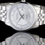 Calvin Klein Infinity Automatic Silver Dial Silver Steel Strap Watch for Men - K5S34146 Buy Now By Calvin Klein