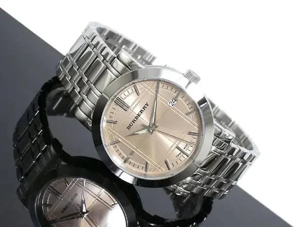 Burberry Heritage Collection Rose Gold Dial Silver Steel Strap Watch for Men - BU1352 Buy Now By Burberry