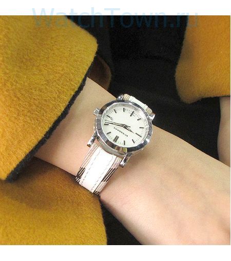 Burberry Heritage Nova Heritage White Dial Leather Strap Watch for Women - BU1395 Buy Now By Burberry