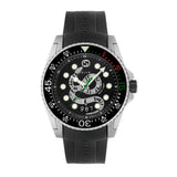 Shop Gucci Dive Quartz Kingsnake Black Dial Black Rubber Strap Watch For Men - YA136217 in USA