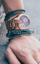 Michael Kors Runway Chronograph Purple Dial Rose Gold Steel Strap Watch For Women - MK6163 Buy Now By Michael Kors