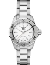 Tag Heuer Aquaracer Professional 200 Quartz White Dial Silver Steel Strap Watch for Women - WBP1411.BA0622 Buy Now By Tag Heuer