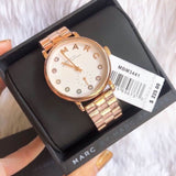 Marc Jacobs Baker White Dial Rose Gold Steel Strap Watch for Women - MBM3441 Buy Now By Marc Jacobs