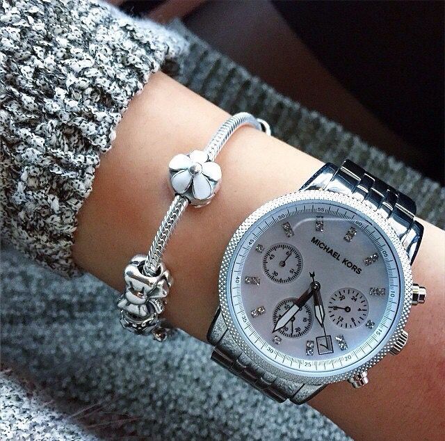 Michael Kors Ritz White Dial Silver Stainless Steel Strap Watch for Women - MK5020 Buy Now By Michael Kors