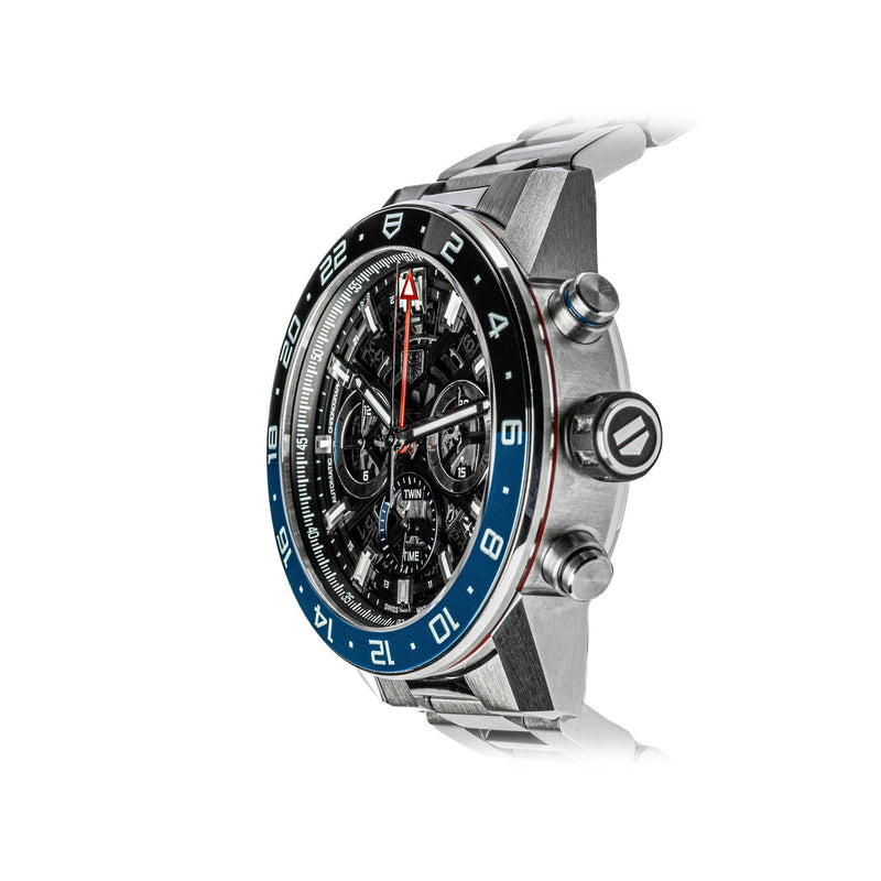 Tag Heuer Carrera Chronograph Blue Dial Silver Steel Strap Watch for Men - CBG2A1Z.BA0658 Buy Now By Tag Heuer